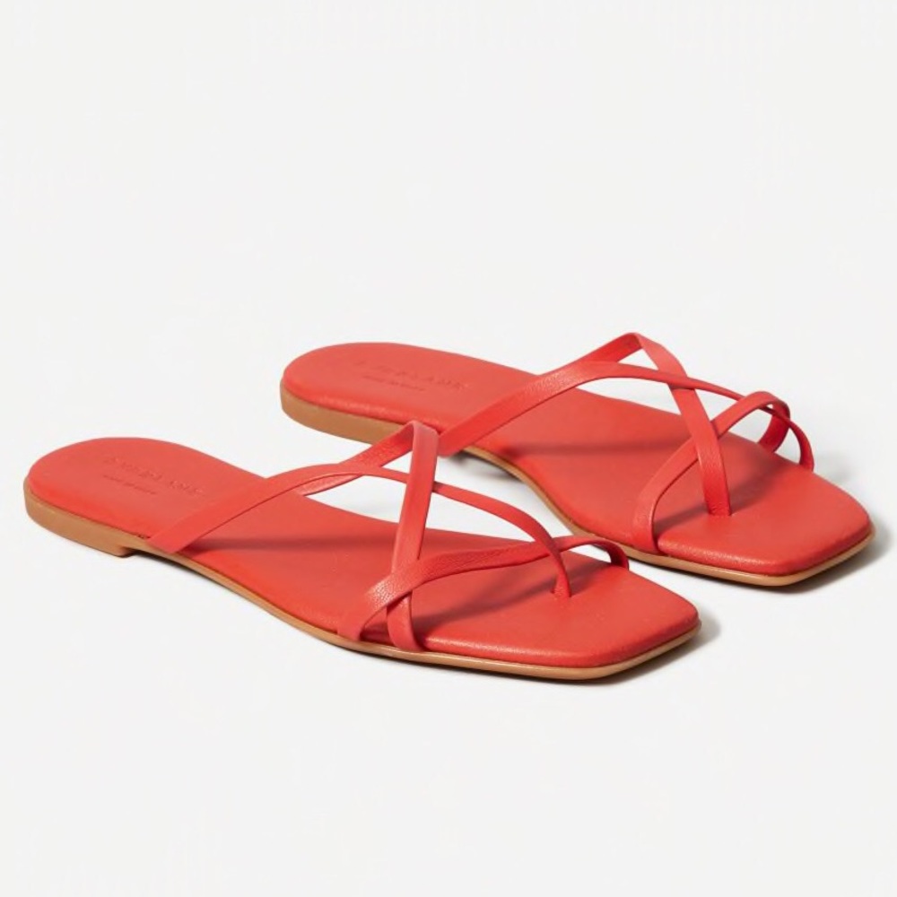 Everlane Red Strappy Sandal